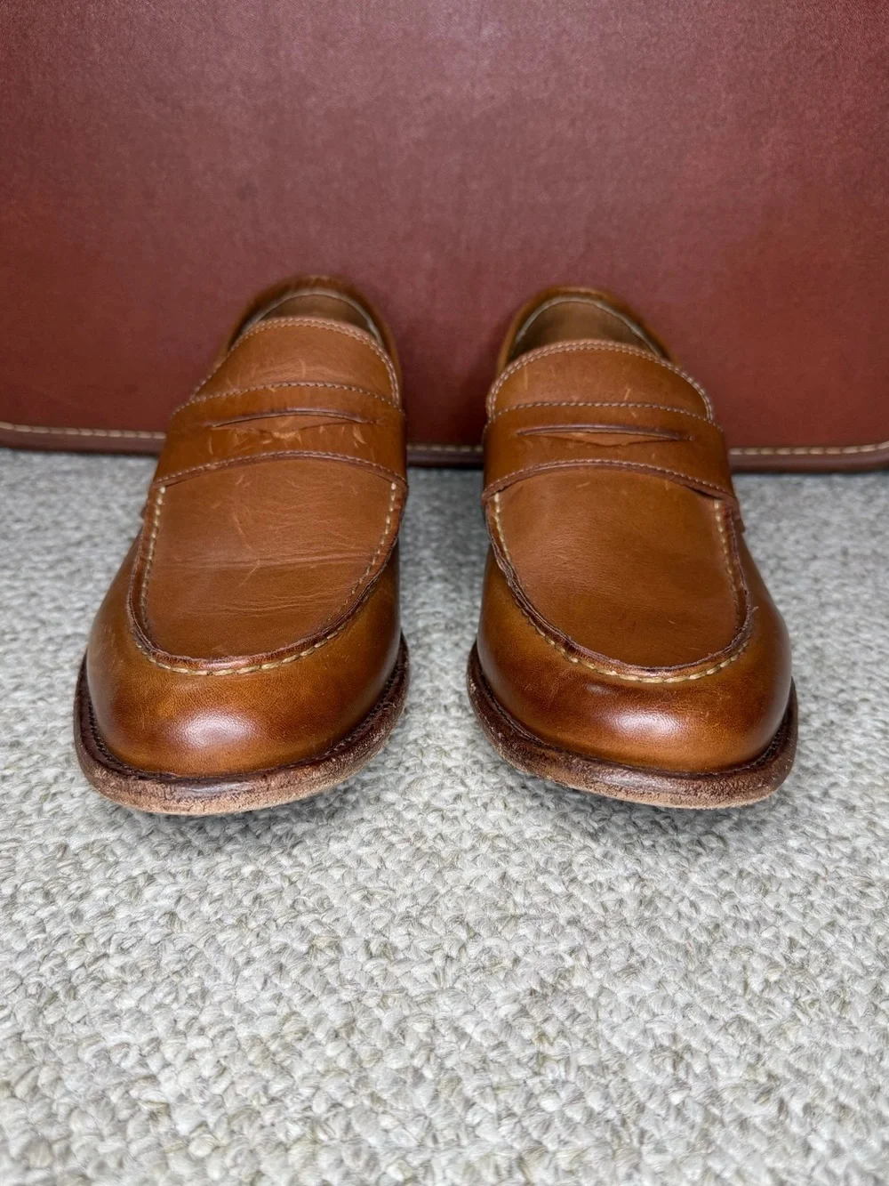 Frye Tyler Flex leather Penny loafers